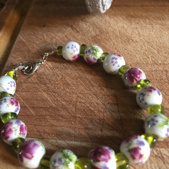 COPY - Porcelain floral bracelet - Picture 4 of 5